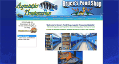 Desktop Screenshot of brucespondshop.com